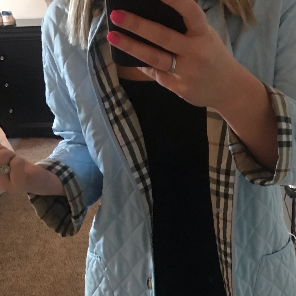 Authentic Burberry quilted coat!